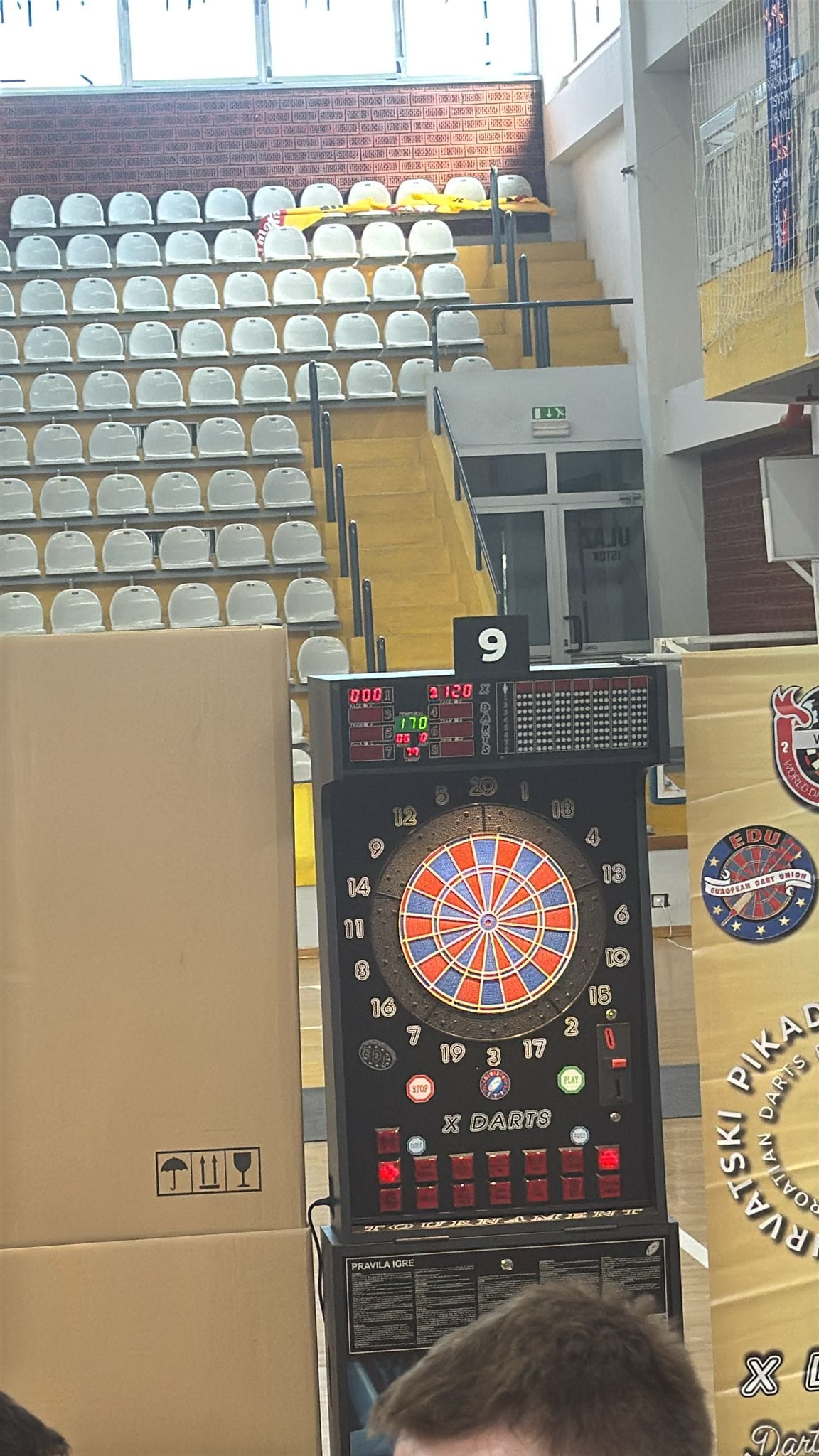 Pikado aparat u natjecateljskoj dvorani